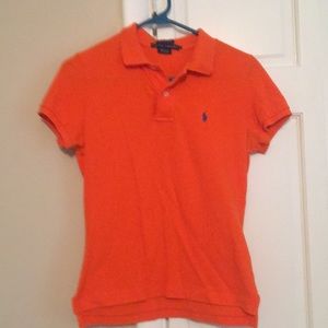 Ralph Lauren Skinny Polo - Orange